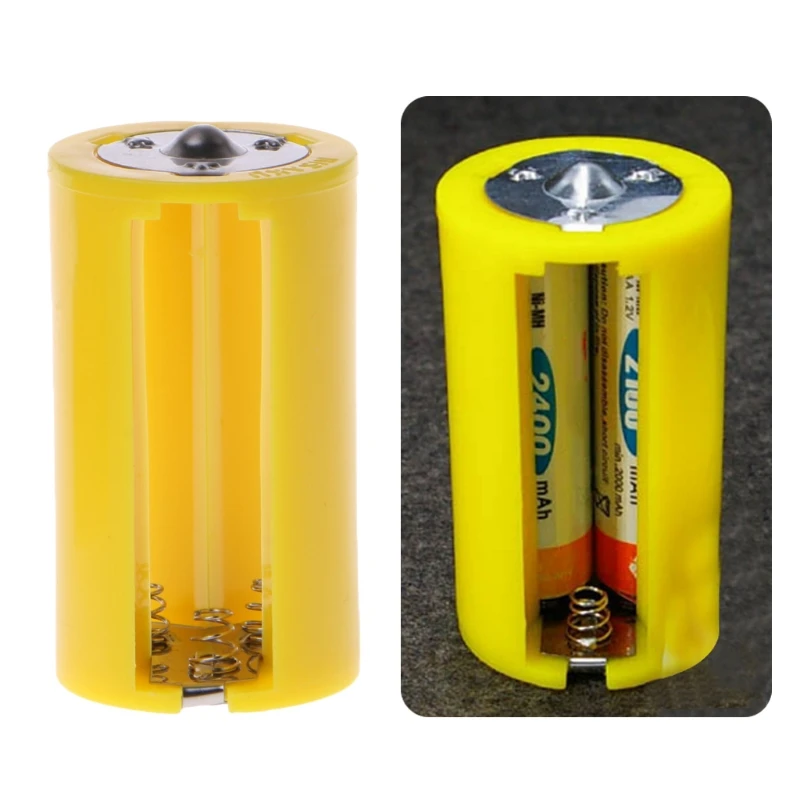 

4PCS 3 AA To D Size Battery Holder Converter Adapter Switcher Plastic Case Box