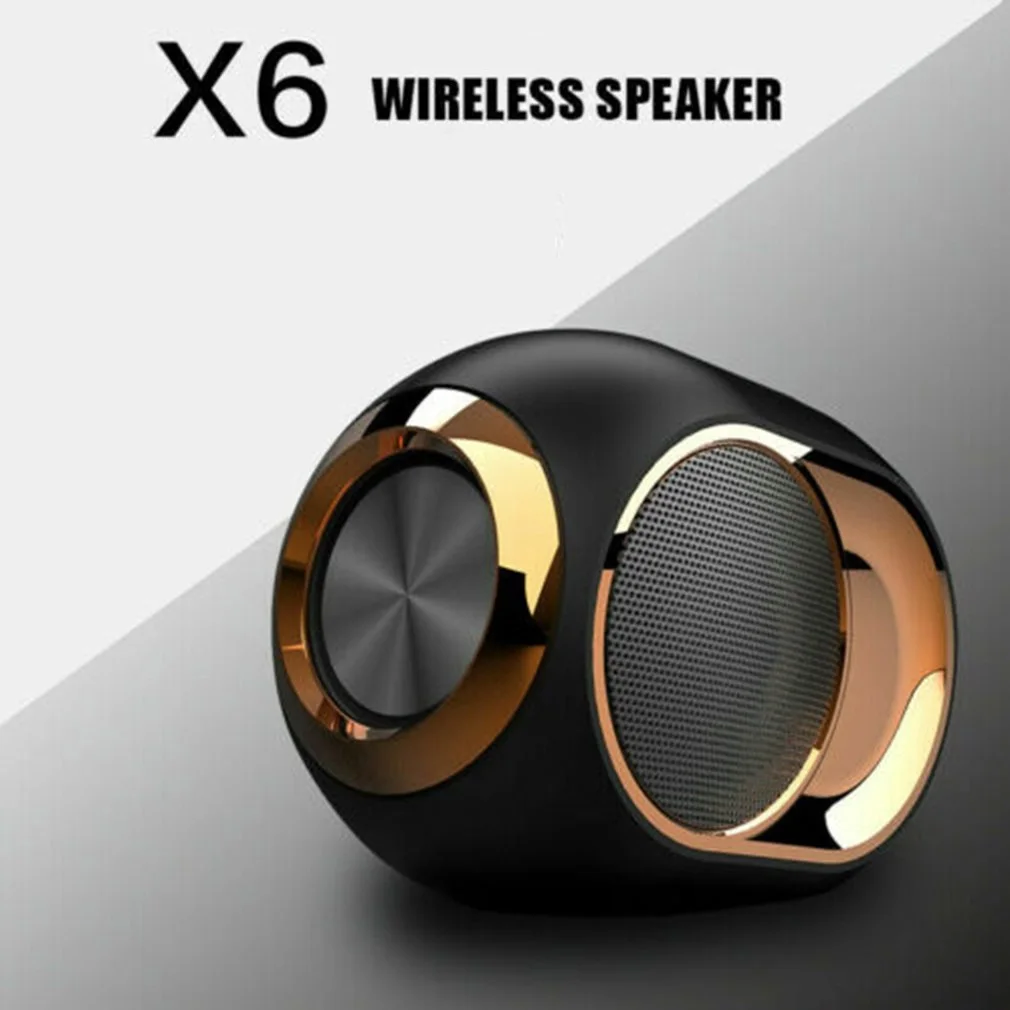 X6 HIFI Blueteeth динамик Портативный шариковый стерео звук бас s поддержка FM радио TWS SD