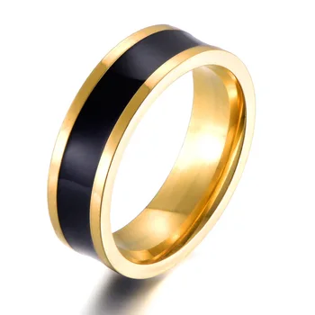 

Titanium steel ring male turning couple student ring lettering ring men single domineering tail ring female
