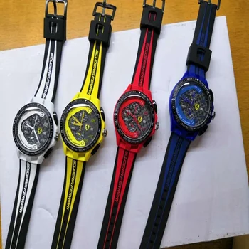 

FERRARI WORLD Luxury Brand quartz women Watches Quartz Watch Stainless Steel Strap wristwatch classic business dress men 7896