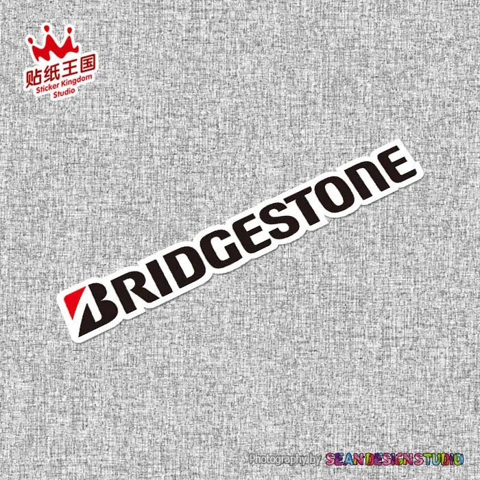 12x2cm 2 фото для Bridgestone шин шлем мотоцикла мотор наклейки для велосипеда наклейки Водонепроницаемые 16 - Название цвета: 12x2cm