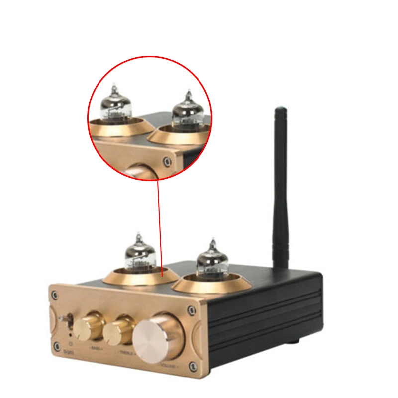 Bluetooth 5,0 QCC3008 APTX HiFi 6J1 ламповый тональный предусилитель усилитель Стерео предусилитель с контролем высоких частот для домашнего звука аудио