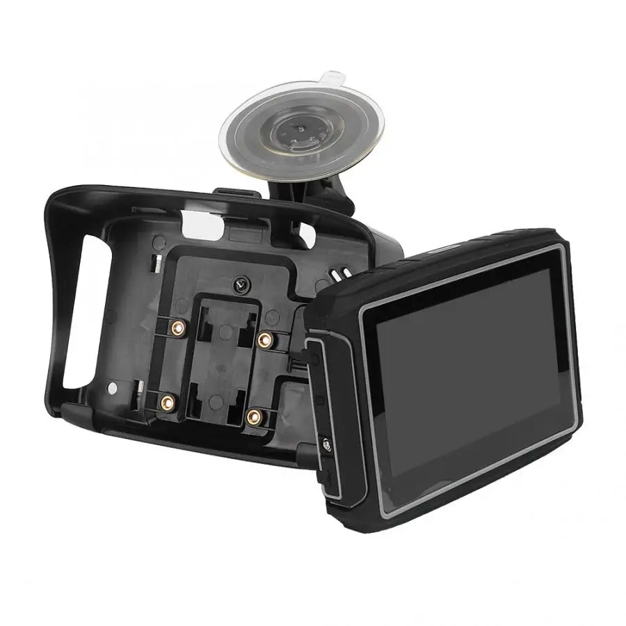 Мотоцикл gps 4,3 дюймов водонепроницаемый голосовой навигатор мотоцикл gps китайский английский навигация araba aksesuar