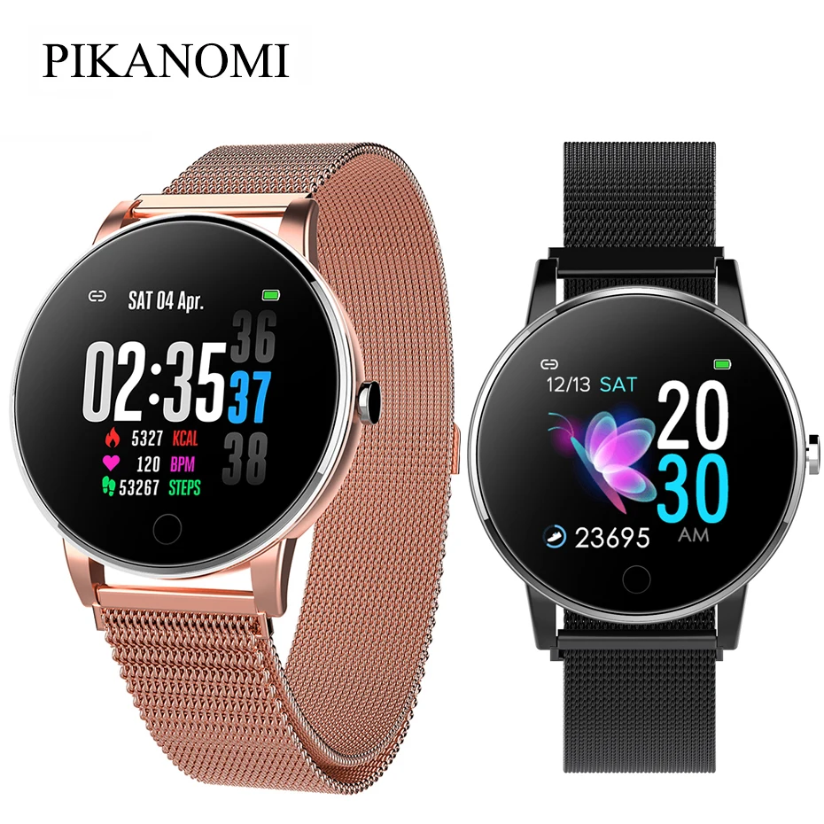 Новые умные часы IP68 Водонепроницаемый Smartwatch спортивные Фитнес трекер сердечный