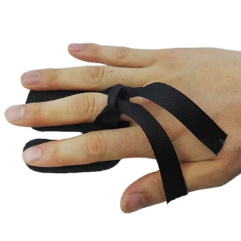 

Archery Compound Bow Shooting Arm Finger Guard Gear Tab Anti Slip Adjustable