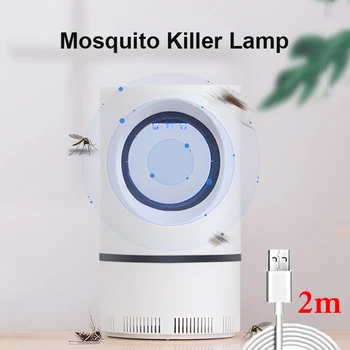 

2020 Electric Mosquito Killer Lamp 1m/2m USB Powered No Noise Insect Killer Bug Zapper Mosquito Trap Light For Home Bedroom