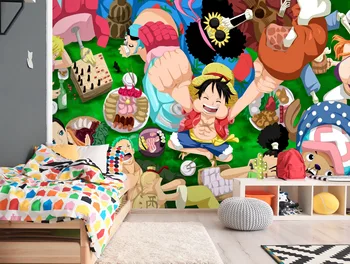 

[Self-Adhesive] 3D ONE PIECE 662 Japan Anime Wall Paper mural Wall Print Decal Wall Murals Belly