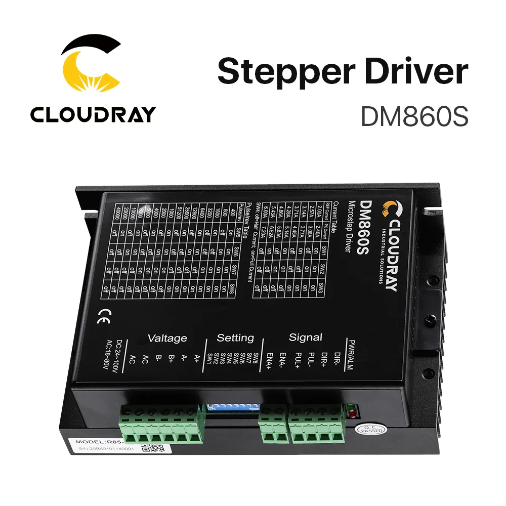 cloudray dm860s 2 phase stepper motorista tensao 02