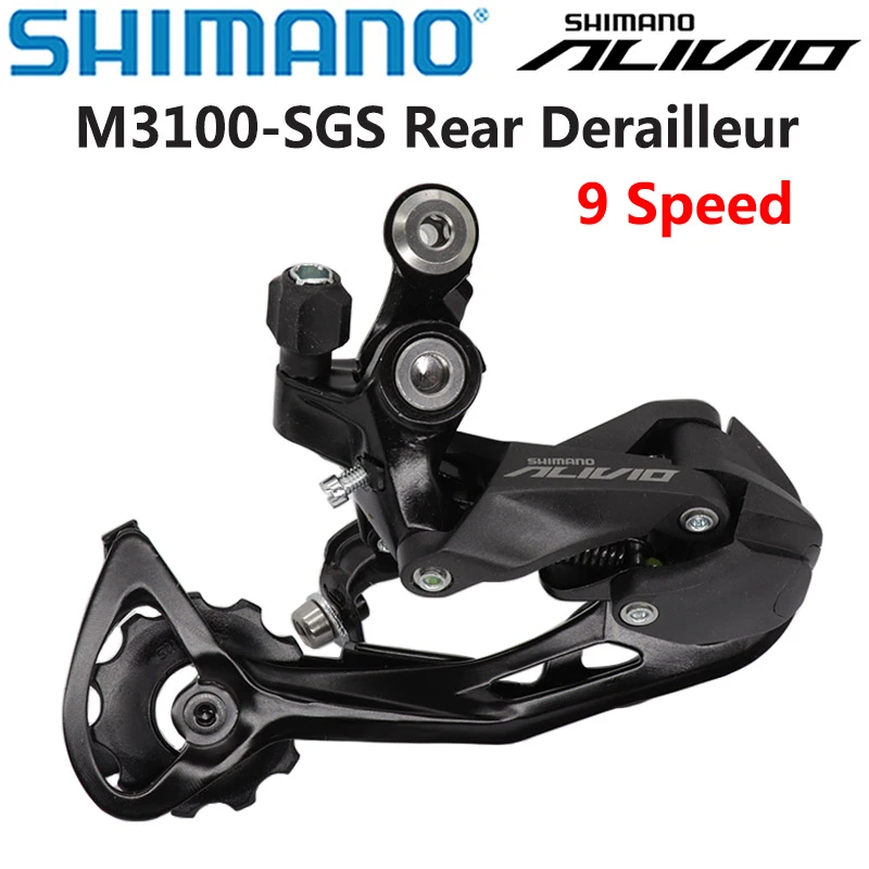 SHIMANO ALIVIO M3100 Rear Derailleur SHADOW RD 9 speed For MTB Bike Mountain  Bike Original parts 9 Speed Rear Derailleur|Bicycle Derailleur| - AliExpress