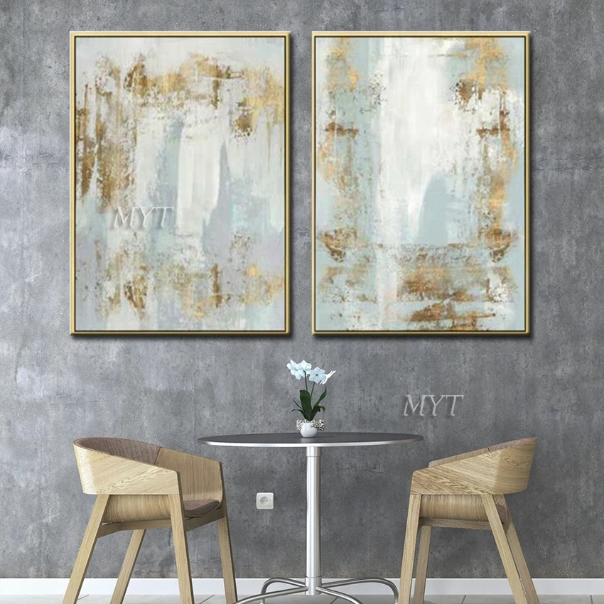 Waterfall Abstract Oil Painting On Canvas For Living Room Home Decor Wall Art Colorful Oil Painting Hand Painted Oil Painting