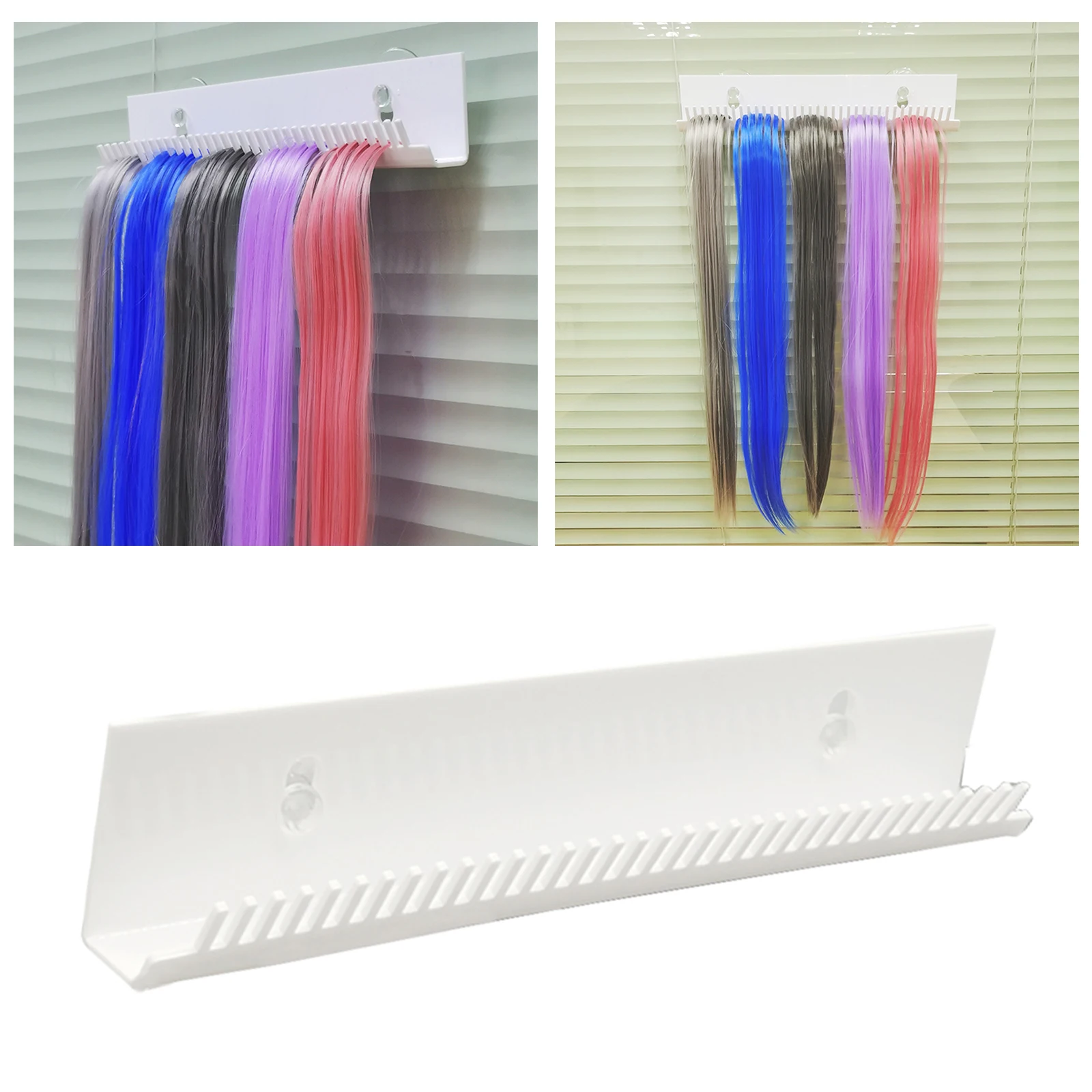 Durable Hair Extensions Organize Acrylic Holder Braiding Styling Storage  Stand