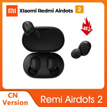 

Xiaomi Redmi AirDots 2 Wireless Bluetooth 5.0 Charging Earphone In-Ear Stereo Bass Earphones Ture Wireless Earbuds CN Version