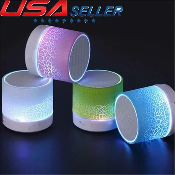 

Portable A9 Bluetooth Wireless Speaker Mini Colorful LED Speaker Player Support TF Card Mp3 Music Player Colum Loudspeaker