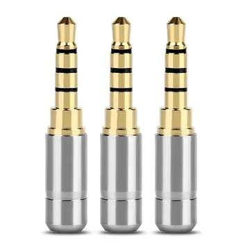 

10PCS Mini 3.5mm Brass Plug Audio Jack Earphone Adapter for DIY Headset Earphone