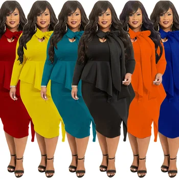 

clothing OWLPRINCESS 2020 Autumn and Winter New Bow Long-Sleeved Dress