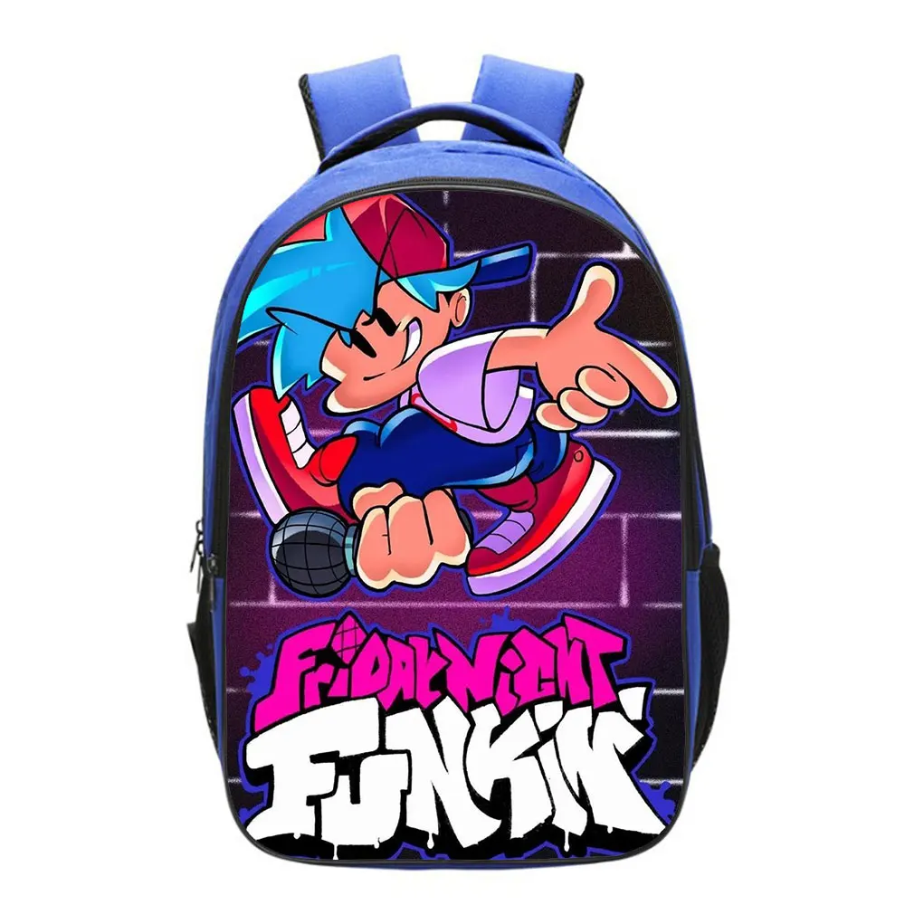 New Friday Night Funkin Backpack Teenager Boys Girls Bags 3D Cartoon  Students School Bags men women Backpacks Mochila