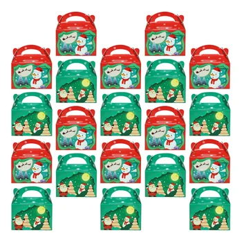 

20pcs Reusable Durable Lightweight Practical Apple Boxes Candy Boxes Packing Paper Case Family Chrildren Friends