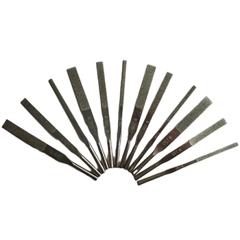 

12 Pcs / Pack Taper Diamond Files for Reciprocating Grinding