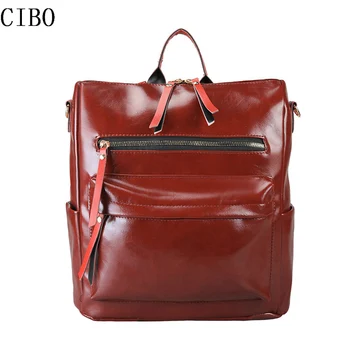 

2020 Women's Leather Backpack Casual Large Capacity Women Back Pack Waterproof PU Female Laptop Bagpack mochilas mujer