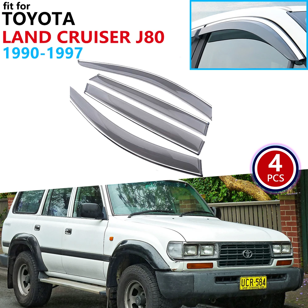Для Toyota Land Cruiser Autana J80 1990 ~ 1997 оконный козырек вентиляционные навесы защита от