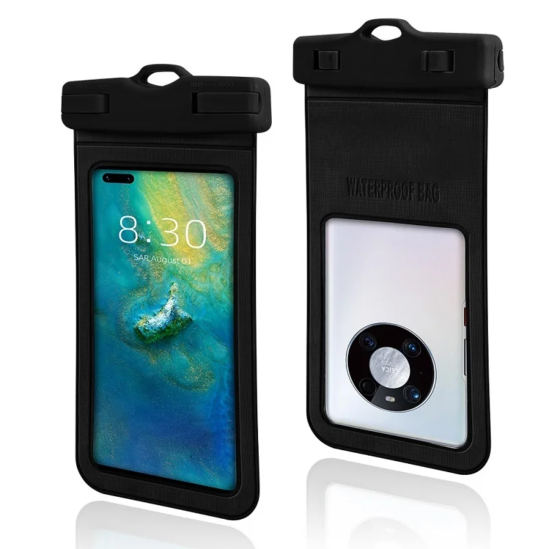 

7.2 Inch Big Screen Phone Case IPX8 Deep Waterproof Clear Mobile Cover Case Bag Dry Bag For Diving Swimming Surfing Water Games
