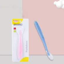 Cuillère en Silicone souple pour bébé, articles de table pour enfants, articles solides 