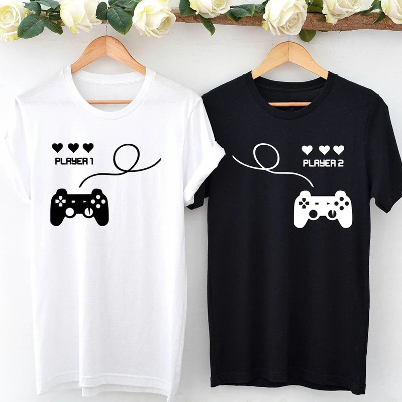 1 And 2 T-shirt Funny Women Valentine's Day Gift Tshirt Cute Couples Honeymoon Top Tee Shirt - T-shirts -