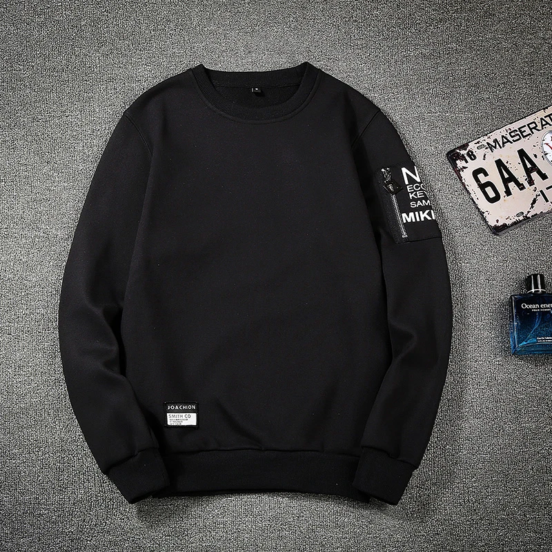 Hip Hop Sweatshirt Man Long Sleeve Mens No Hood 2020New Hoodies Dress Pullover Sweatshirts Zipper Mens Sweatshirt Homme Tops 4XL Hip Hop Sweatshirt Man Long Sleeve Mens No Hood 2020New Hoodies Dress Pullover Sweatshirts Zipper Mens Sweatshirt Homme Tops 4XL