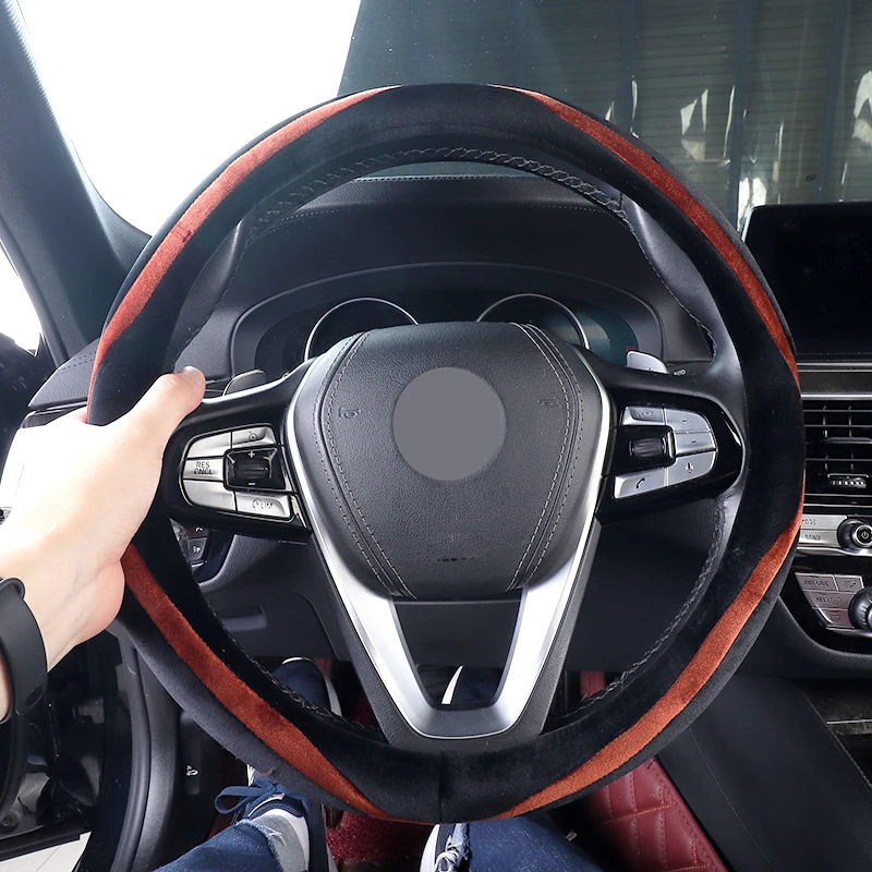Чехол рулевого колеса автомобиля авто для hyundai Accent Coupe Elantra Getz Santa Fe Solaris Sonata Sorento Terracan Veloster Verna