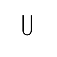 Letter U