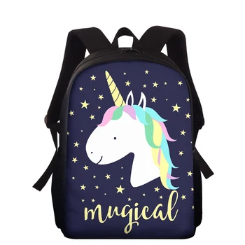 

Cute Unicorn Prints School Bags For Women Cartoon Kid Backpacks For School Teenagers Girls Book Bag Comic Book Storage Bags