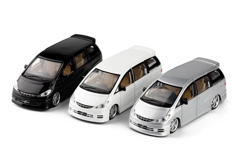 JACKIEKIM 1:32 Toyota Previa Estima звук и светильник откатная литая модель автомобиля