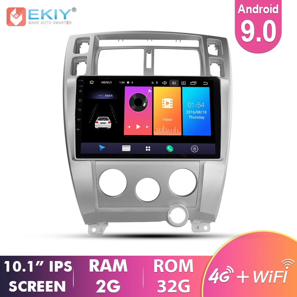 EKIY 2.5D IPS Android 9.0 Car Stereo Radio For Hyundai Tucson 1 2004-2009 Auto Multimedia Player GPS Navigation System 4G Wifi EKIY 2.5D IPS Android 9.0 Car Stereo Radio For Hyundai Tucson 1 2004-2009 Auto Multimedia Player GPS Navigation System 4G Wifi