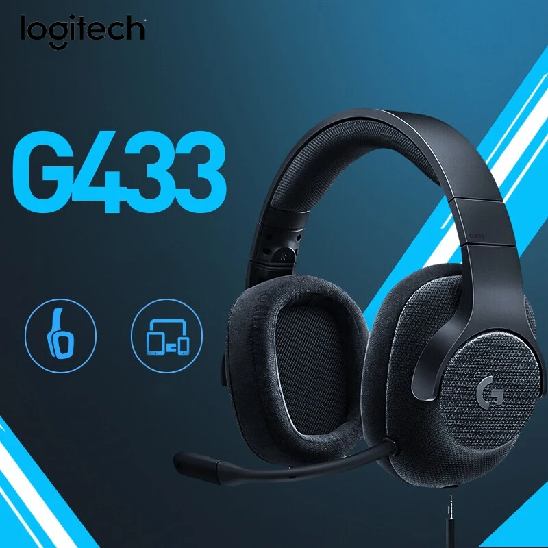 spade police repertoire Logitech G433 95 New Gaming Headphones 7.1 Surround for All Gamer Wired  Headsets With MIC For PC PS4 Xbox Nintendo Switch VR PC|Phone Earphones &  Headphones| - AliExpress