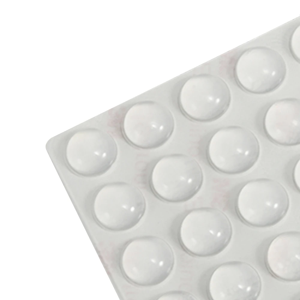 Silicone Bumpers 20PCS Self Adhesive Silicone Rubber Damper Buffer Cabinet Bumpers Furniture Pads Cushion Protective Kitchen Cabinet