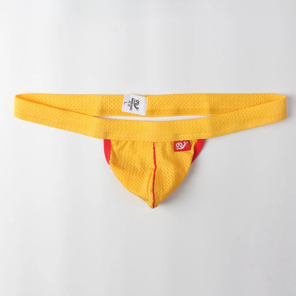 

Mens Sexy Underwear Fashion Male Fishnet Shorts Underpants Soft Mesh Briefs G-String Breathable Panties ropa interior hombre