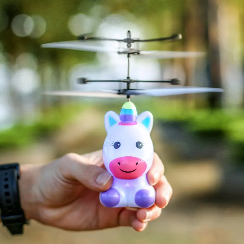 Робот Подвеска индукционный самолет детская Подвеска Игрушка освещение игрушка вертолет летающая игрушка перезаряжаемый Дрон