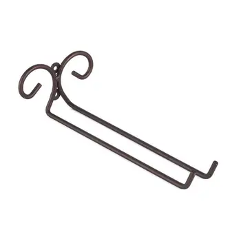 

New Unilateral Side Single Row Hanging Wine Glass Holder Inverted Shelf Under Mount