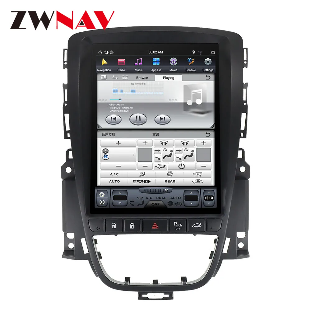 Clearance DSP Carplay vertical Tesla screen Android 9.0 Car Multimedia Player For OPEL Astra J 2010+ GPS Radio Audio stereo map head unit 5