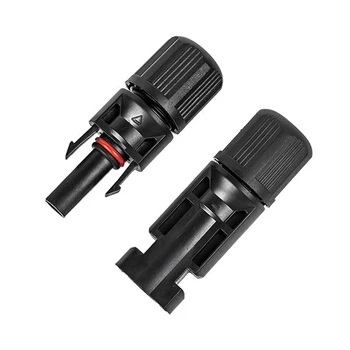 

Solar Connector Solar Connection Photovoltaic Connector Wrench MC4 2pcs Waterproof Solar Panel Panel Solar Wire Connector