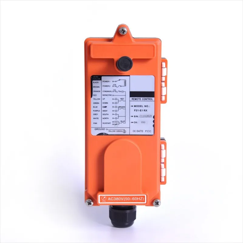Vendas por Atacado Rádio sem Fio Receptor para Caminhão Universal Industrial Guindaste Controle 1 Transmissor Grua F21-e1b rf - Image 2