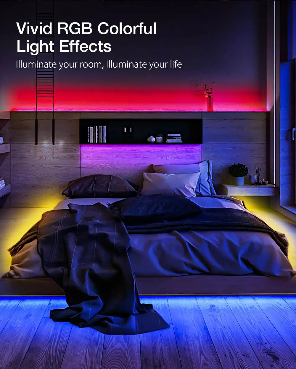 BlitzWolf BW-LT34 5M WiFi RGB Music LED Strip Kit