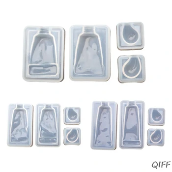

Silicone Mold for Jewelry Making with Hole DIY Handmade Craft Epoxy Resin Mould