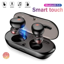 Earphone Headset Earbuds Wireless Blutooth Stereo Noise-Cancelling Android In-Ear 
