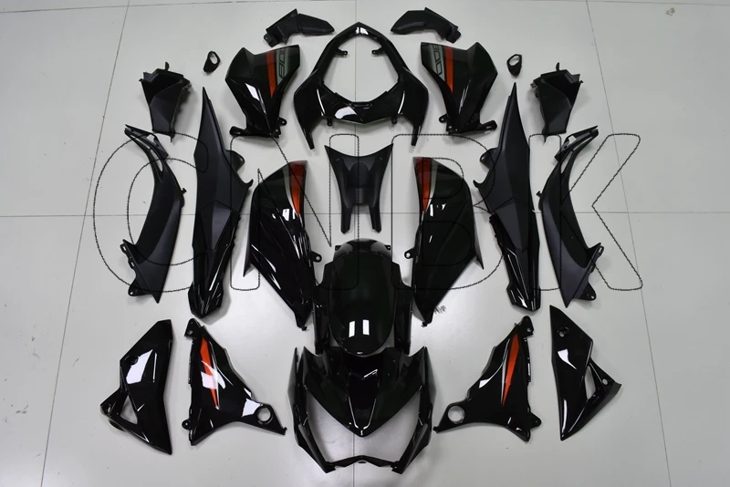 Для Kawasaki Z800 набор для всего тела Z 800 черный обтекатель для Kawasaki Z800 2013- Пластиковые обтекатели
