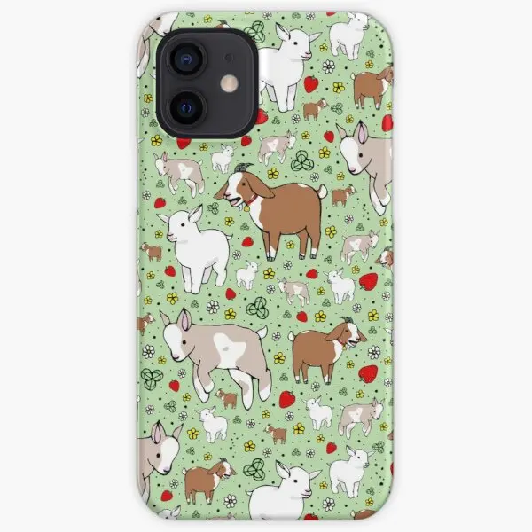 Goats Iphone Snap Hard Phone Case for iPhone X XS XR Max 11 12 13 Pro Mini 5 5S 6 6S 7 8 Plus Flower Print Silicon Cover | Мобильные