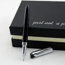 Высококачественные роскошные металлические шариковые ручки 0,5 мм средней заправки черная, красная, синяя ручка для школы офиса Бизнес письма канцелярские принадлежности подарок