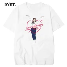 Дважды Футболка женская Kpop корейский стиль футболка Femme
