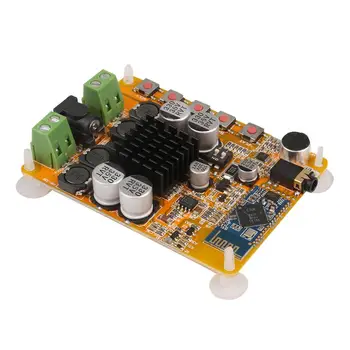 

Bluetooth 4.0 TDA7492 amplifier board 2 * 50W digital amplifier dual-channel CSR8635 AUX MIC Amplifier 50w Module Bluetooth Chip