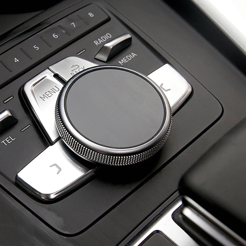 Gelinsi для Audi A4 S4B9 Авто центральная консоль медиа ручка Кнопка рамка накладка наклейка интерьерные аксессуары